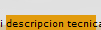 Mi descripcion tecnica